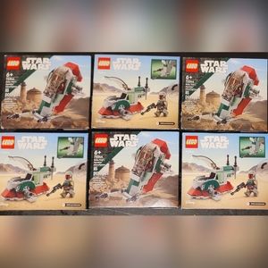 NWT LEGO Star Wars Boba Fett's Starship Microfighter Set 75344